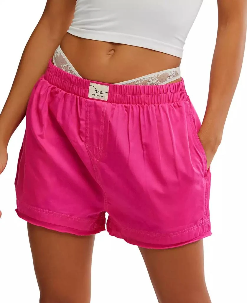 Free People Women
s Day to Day Solid Boxer Shorts