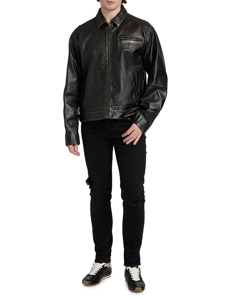 Ksubi Eldorado Collared Leather Jacket 2