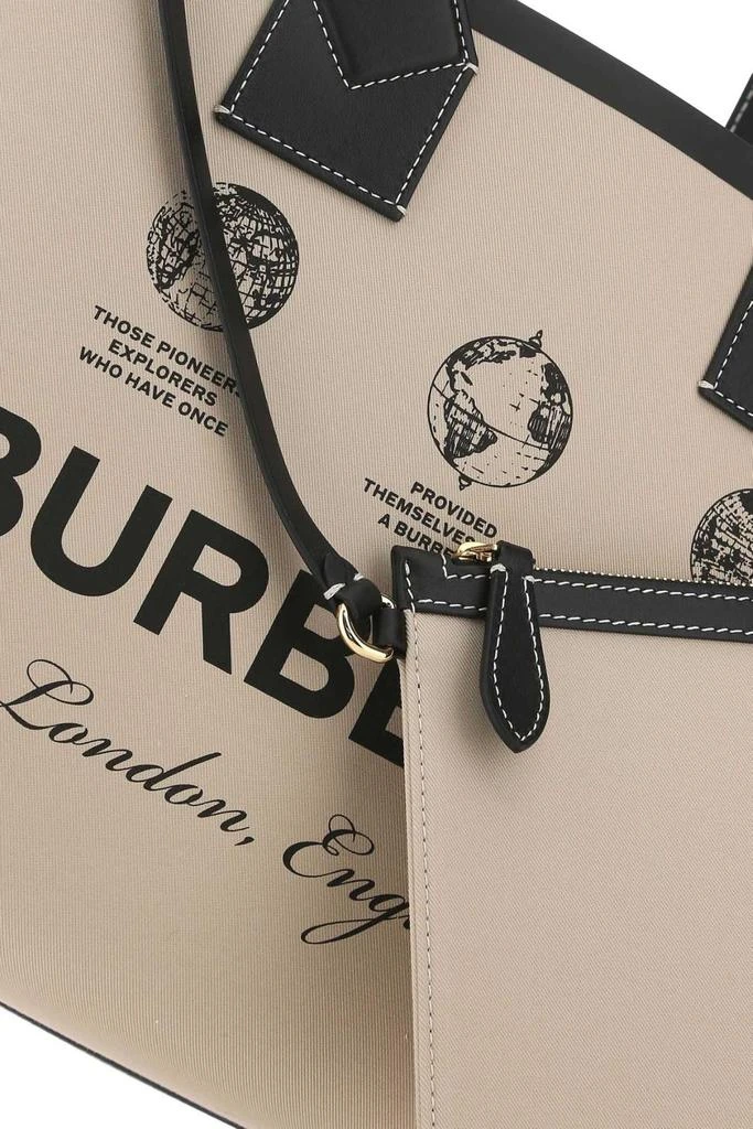 Burberry Burberry Logo Printed Tote Bag 4