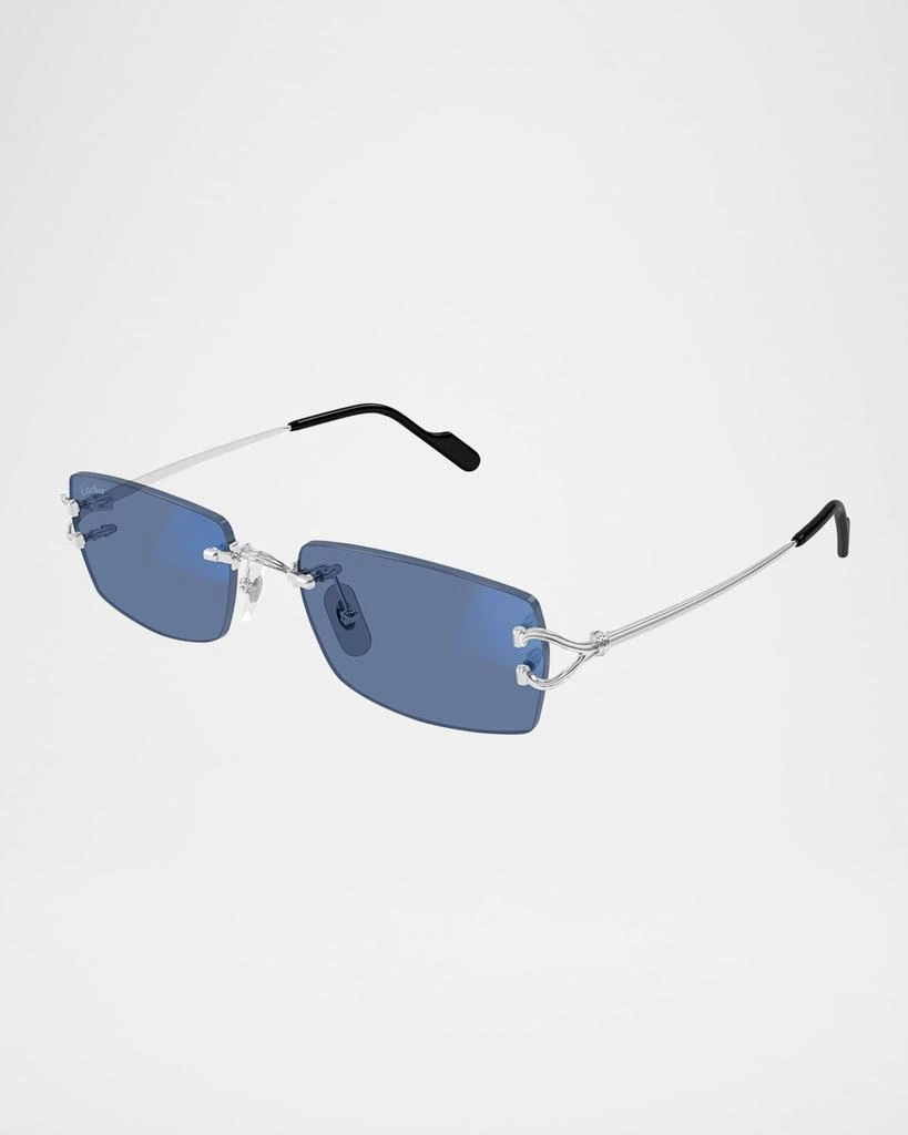 Cartier Men's Metal Rectangle Optical Frames 4