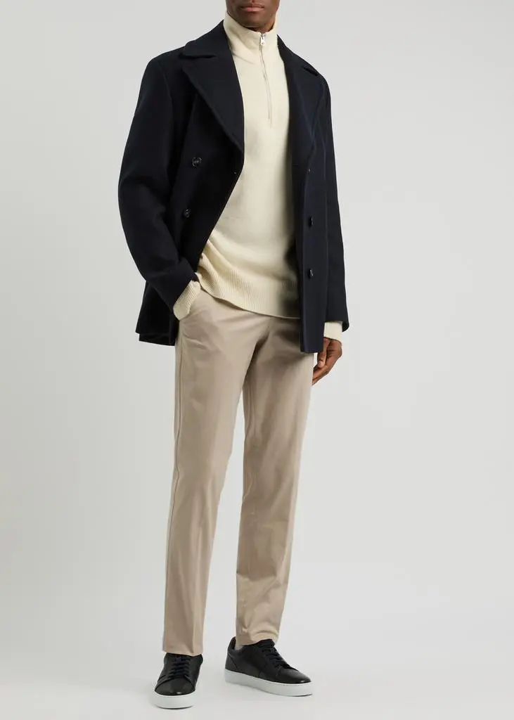 Hugo Boss Slim-leg stretch-cotton chinos 4