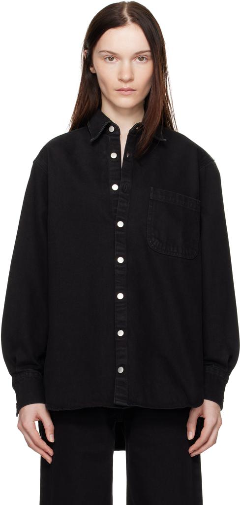 Beaufille Black Deren Denim Shirt