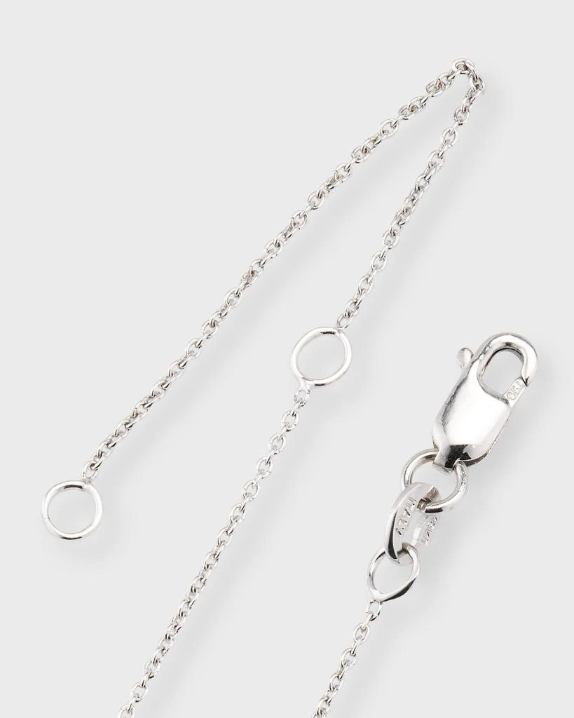 Roberto Coin 18K White Gold Cosmo Glass Pendant Necklace 4