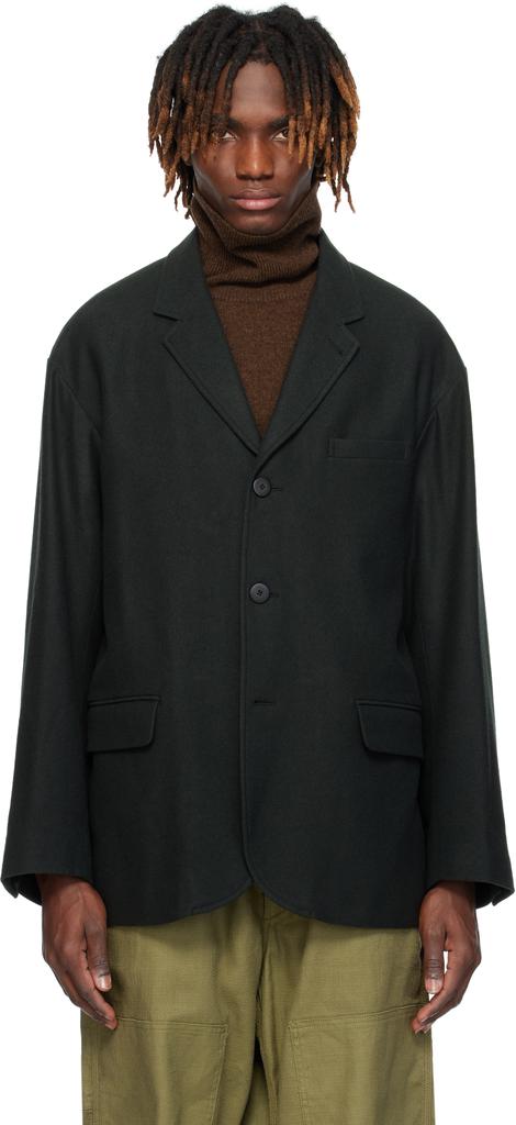 ジャケット・アウター visvim 24fw BOWEN BLAZER (SILK) VisVim Black Bowen Blazer - Suits - BeyondStyle