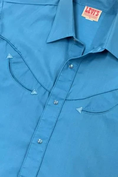 Levi's Vintage 1980's Levi's Smile Pocket Western Pearl Snap Shirt 3