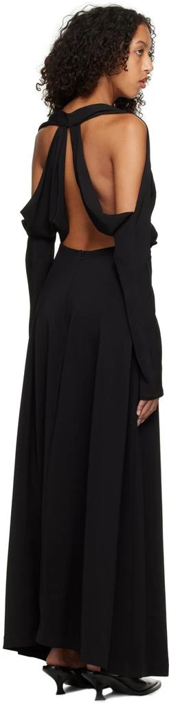 Esse Studios Black Envelope Flume Maxi Dress 3