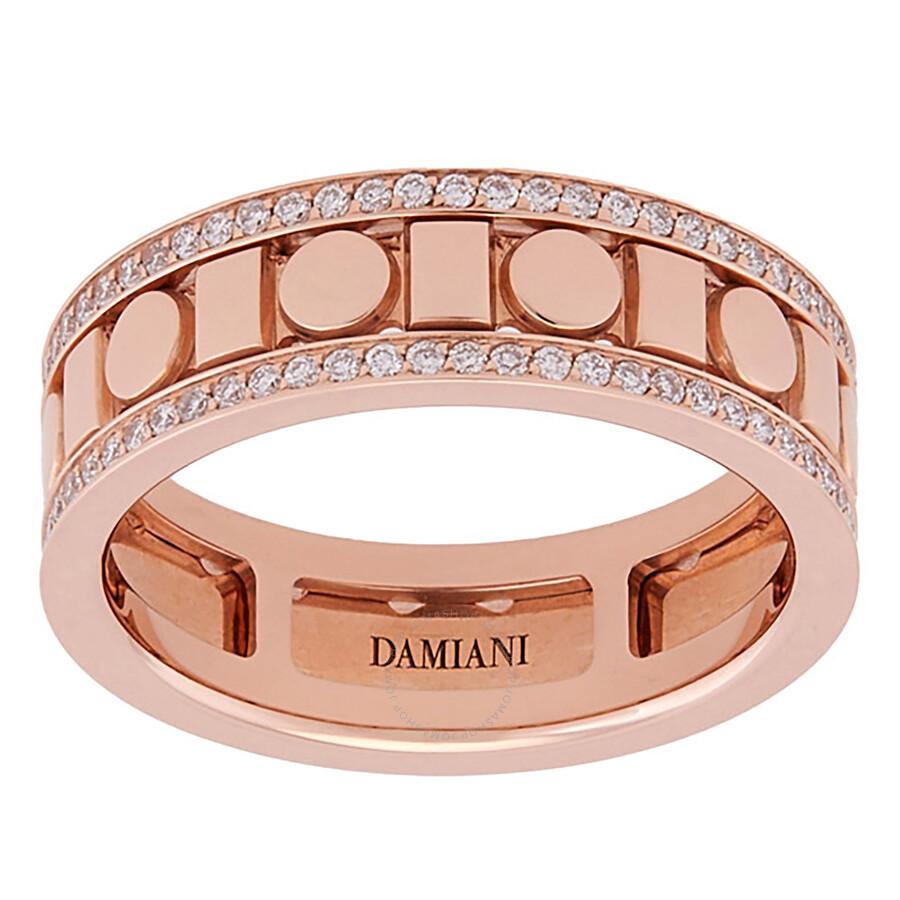Damiani Belle Epoque Reel Rose Gold 0.37 CT Diamond Ring