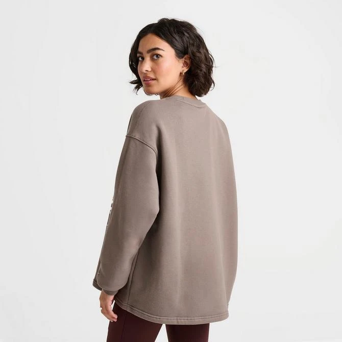 NIKE Women's Nike Sportswear Oversized French Terry Crewneck Sweatshirt 4