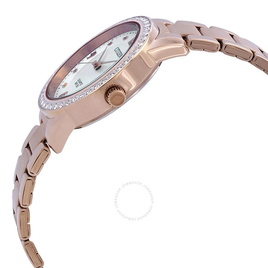 Citizen Quartz Crystal White Dial Ladies Watch EL3093-83A 2