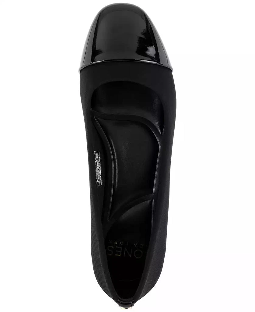 JONES NEW YORK Women's Junelle Cap Toe Wedge Flats 4