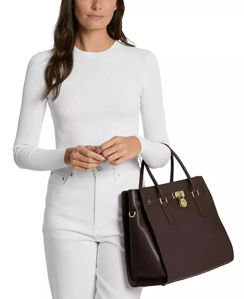 Michael Kors Michael Kors Hamilton Moderne Large Leather Satchel 2