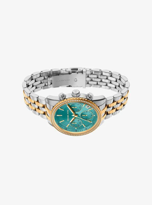 Michael Kors Bryant Pavé Two-Tone Watch 5