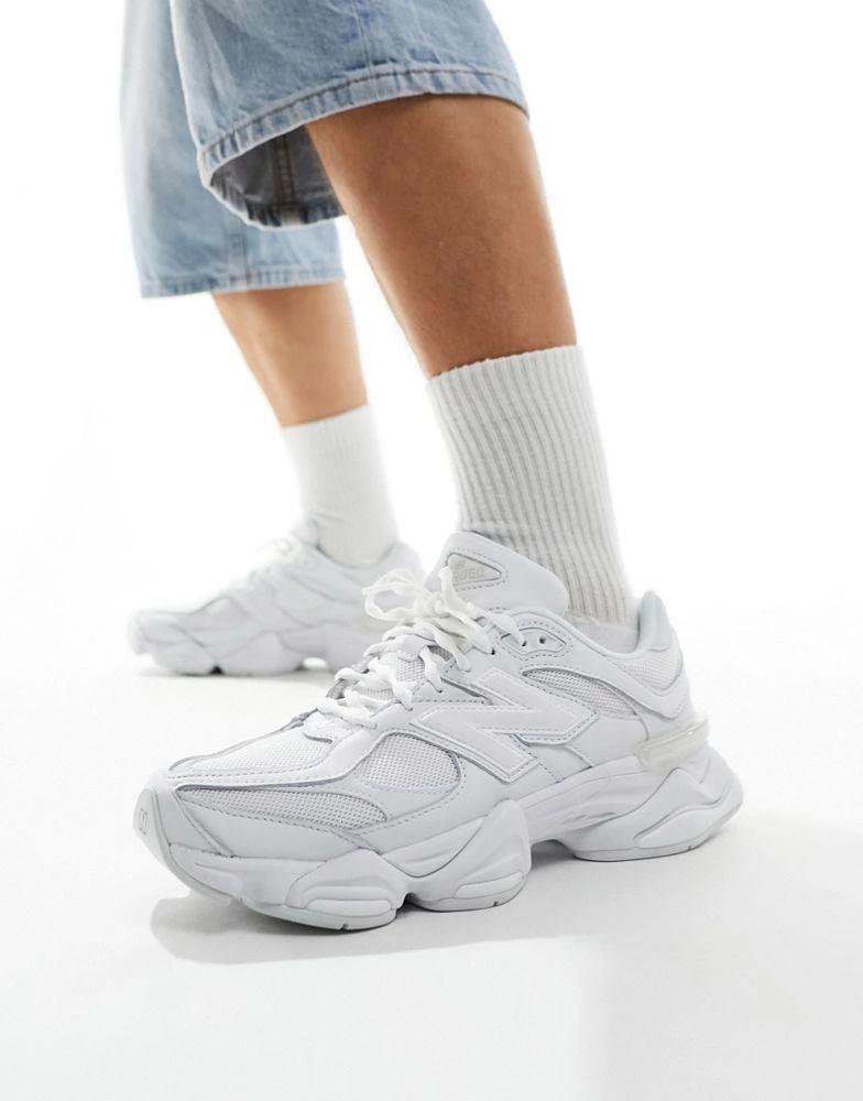 New Balance New Balance 9060 trainers in triple white 3