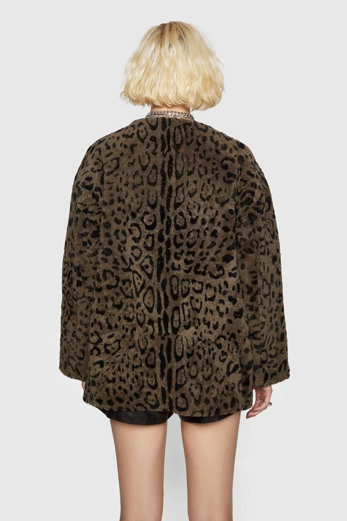 Rebecca Minkoff Dylan Leopard Shearling Jacket 3