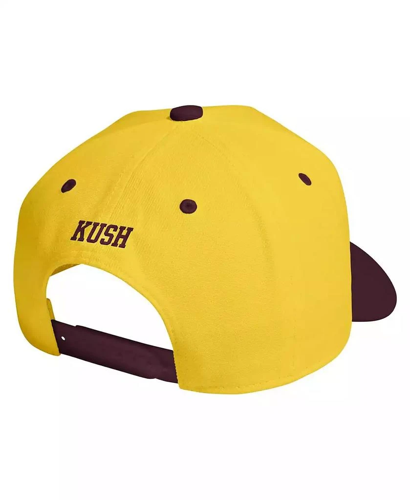 Adidas Men
s Gold/Maroon Arizona State Sun Devils Throwback A-Frame Snapback Hat 2