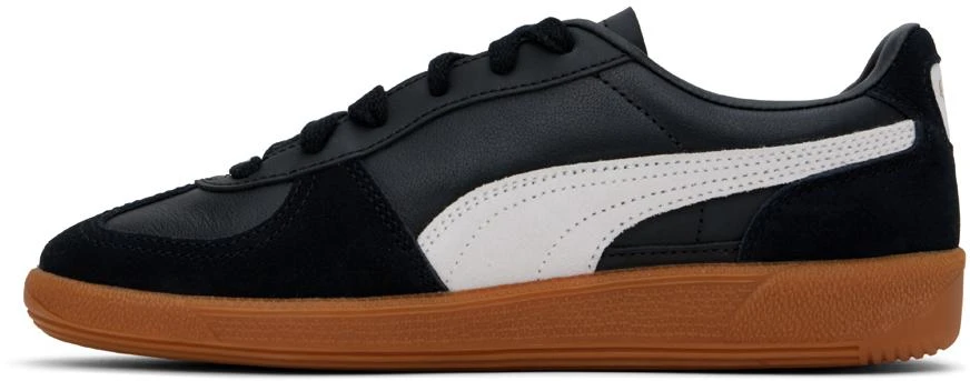 Puma Black Palermo Leather Sneakers 3