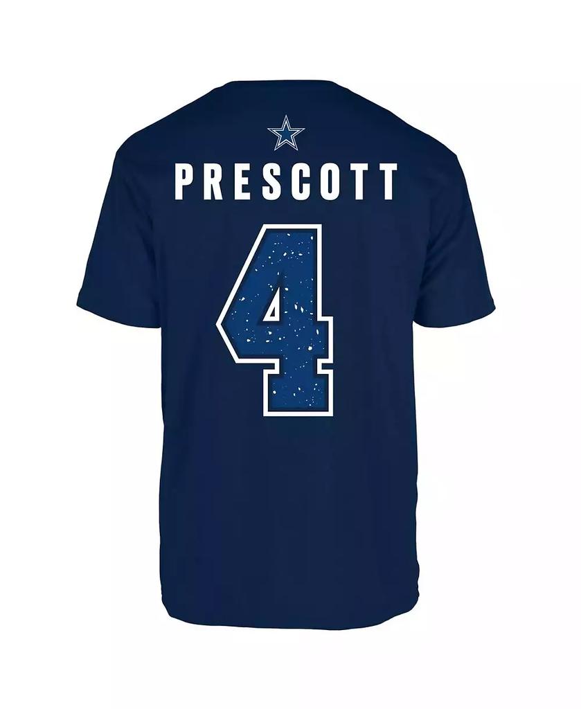 Jordan Men's Dak Prescott Navy Dallas Cowboys Name and Number T-shirt