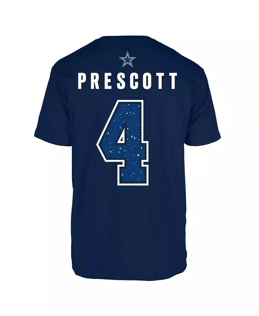 Jordan Men's Dak Prescott Navy Dallas Cowboys Name and Number T-shirt 2
