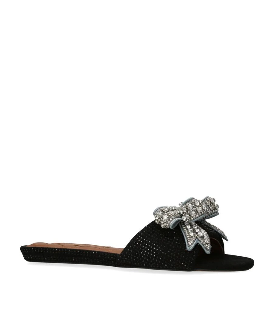 Kurt Geiger Crystal-Embellished Bow Sandals 1
