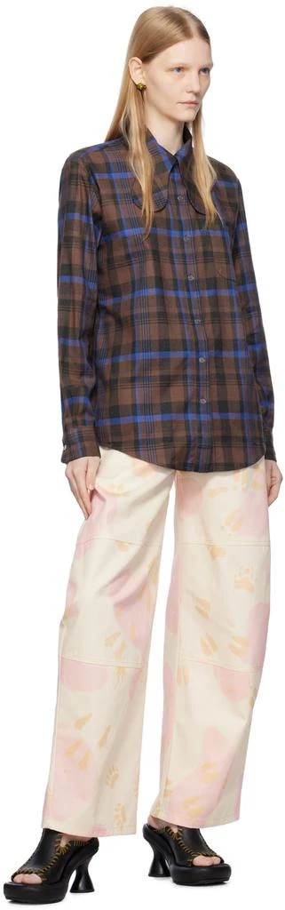 Collina Strada Beige & Pink Stomp Jeans 4