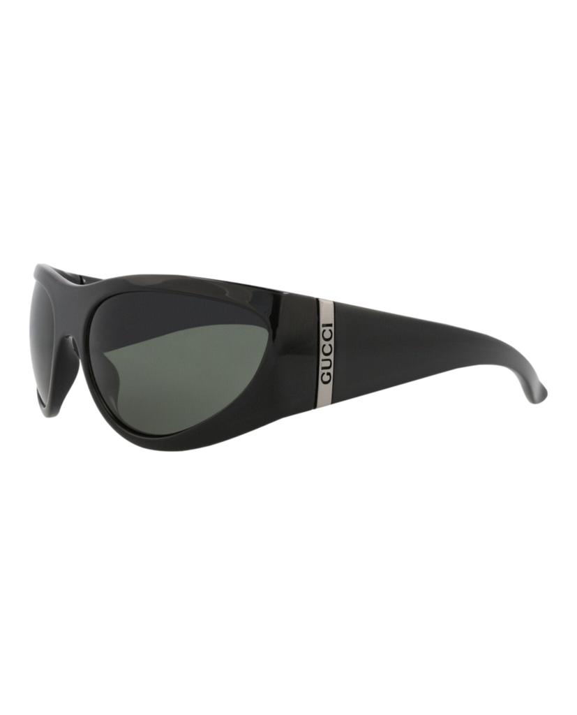 Gucci Shield-Frame Injection Sunglasses
