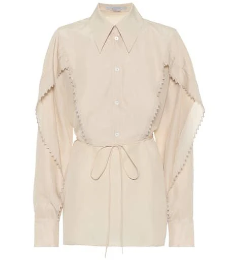 Stella McCartney Tayla silk-georgette shirt 1