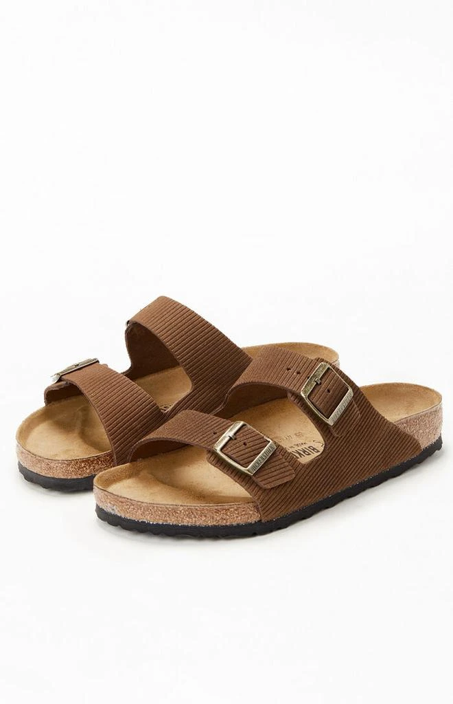 Birkenstock Arizona Corduroy Sandals Dark Tea 2