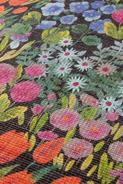 Urban Outfitters Wildflower Fields Printed Rug 3
