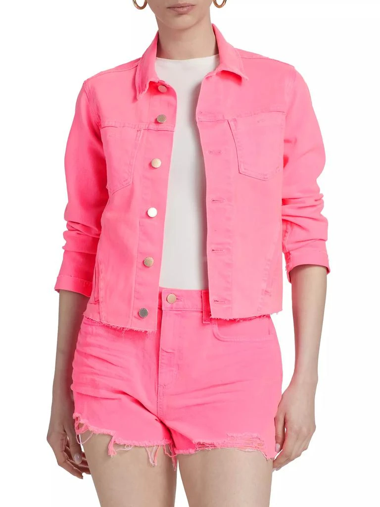 L'Agence Janelle Slim Raw Jacket 3