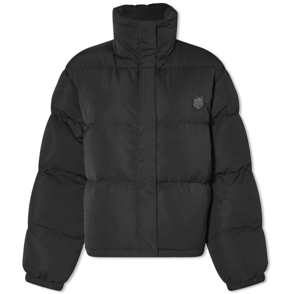 Maison Kitsune Maison Kitsune Tonal Fox Head Crop Puffer Jacket 1