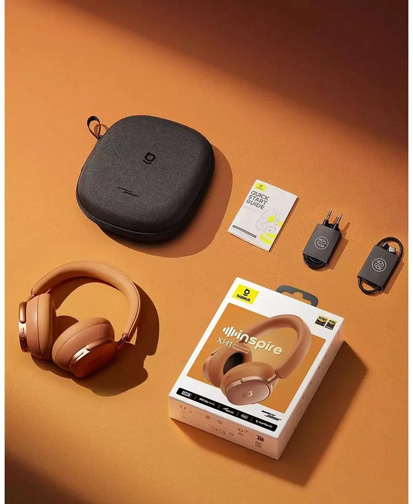 Baseus Inspire XH1 ANC Headphones with Dolby Audio Hi-Res Sound and 100H Playtime 7