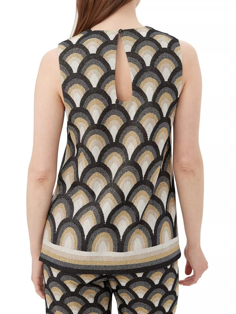 Trina Turk Harutu Sleeveless Jacquard Top 4
