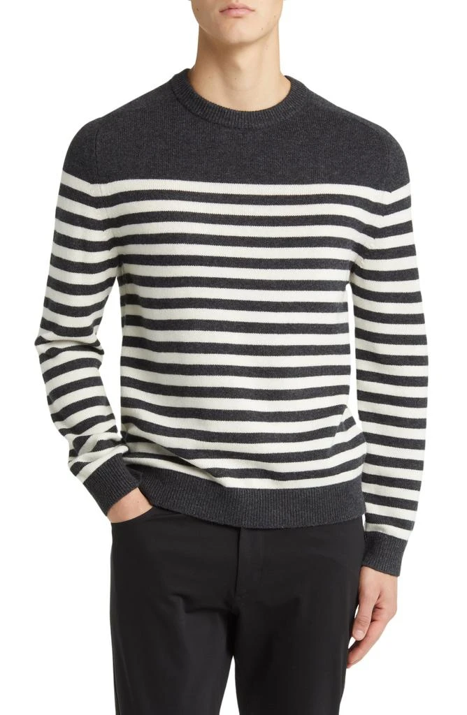 Theory Latho Stripe Wool Blend Sweater 1