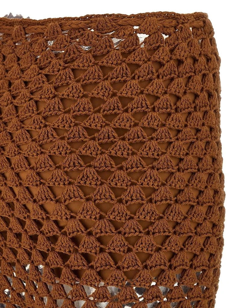 ERMANNO Ermanno Scervino Crochet Work Trousers 4
