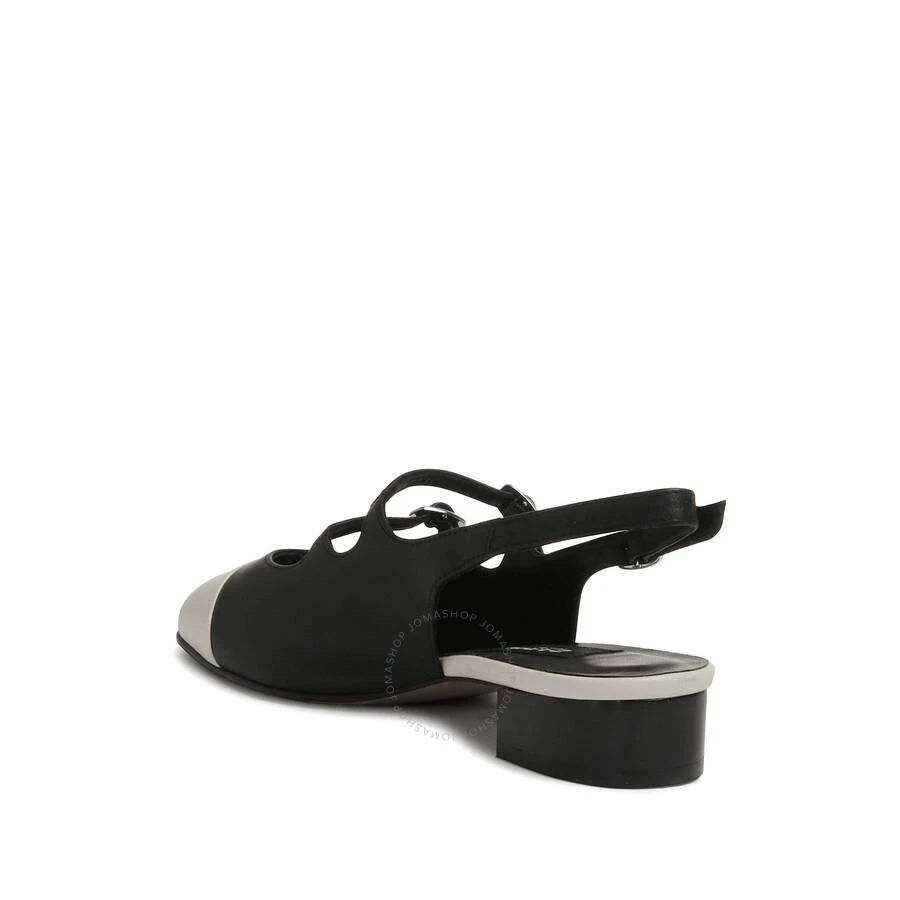 Carel Ladies Black / Beige Abricot Flats With 20 mm Heel 2
