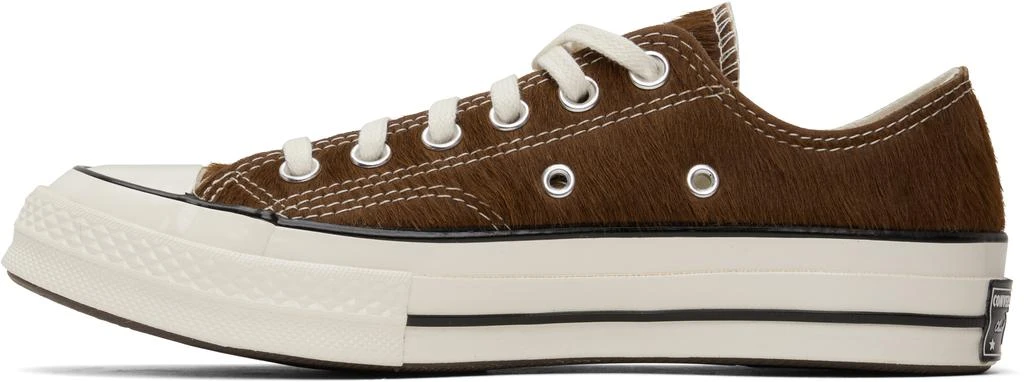Converse Brown Chuck 70 Premium Leather Sneakers 3