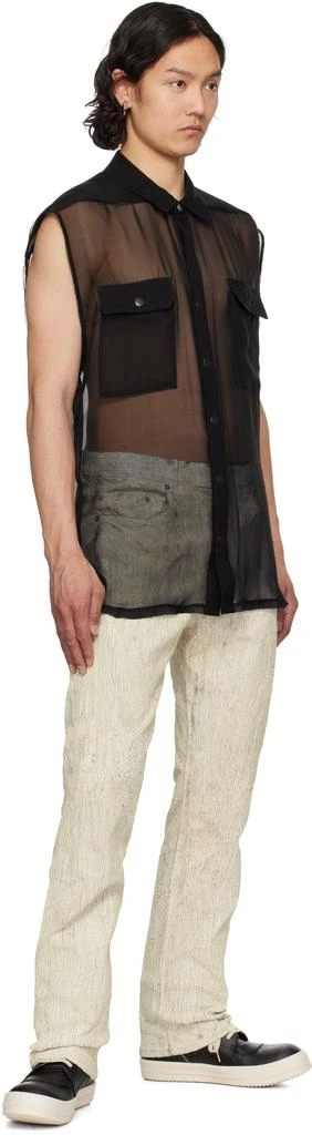 Rick Owens Black Hollywood Geobasket Sneakers 5