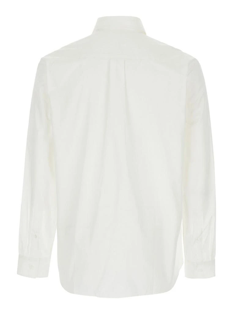 Burberry White Shirt With Classic Collar 2