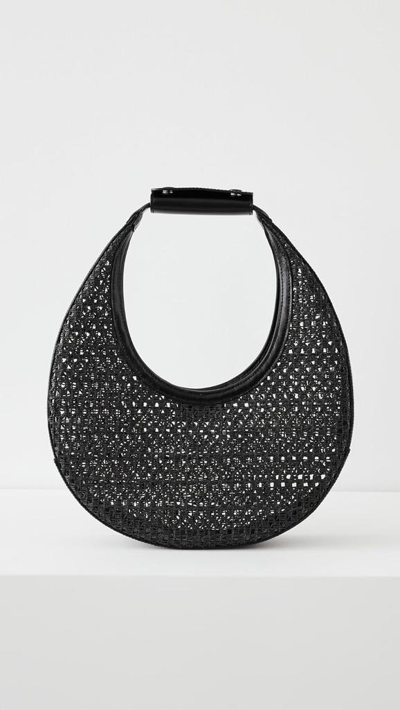 Staud Women's Moon Woven Tote Bag, Black