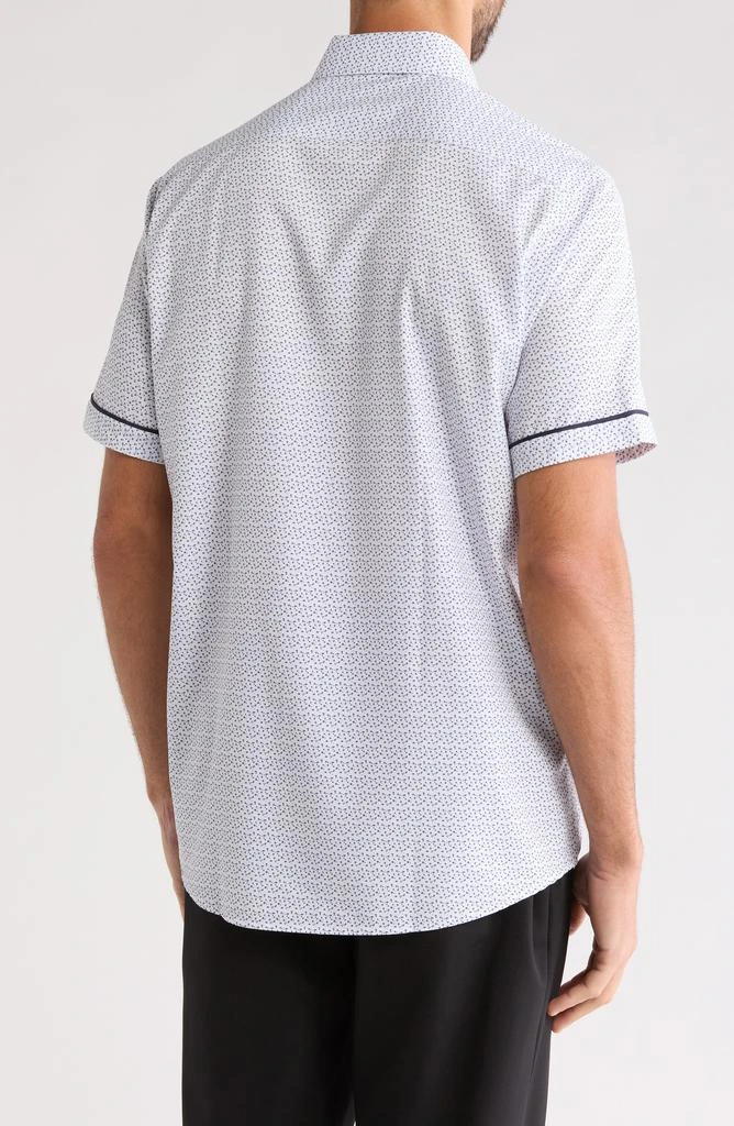 TR Premium Tipped Short Sleeve Button-Up Shirt 2
