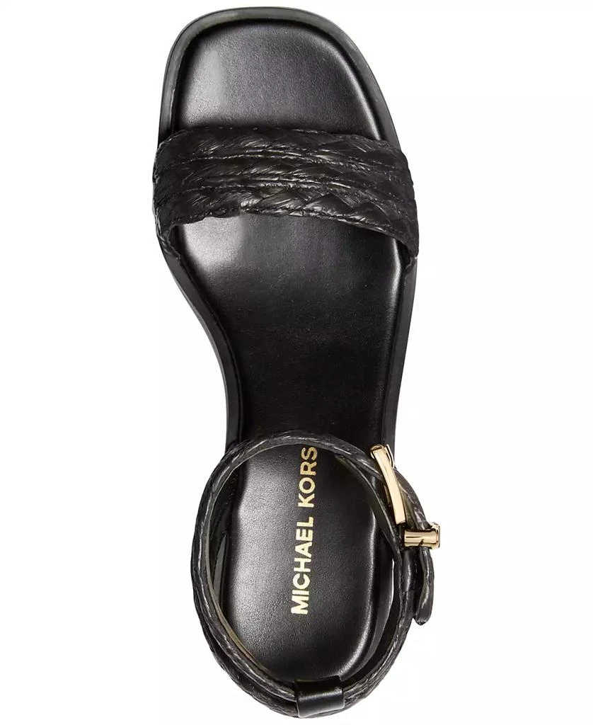 Michael Kors Sandra Buckles Espadrille Platform Sandals 3