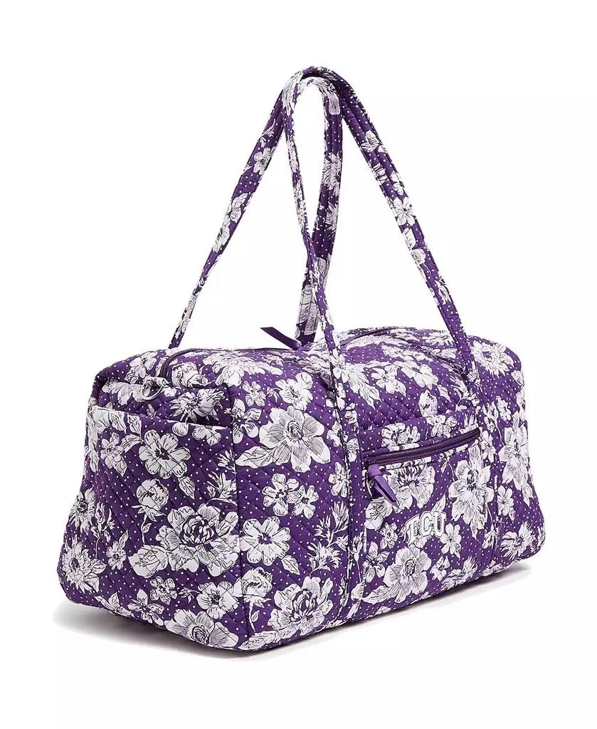 Vera Bradley TCU Horned Frogs Rain Garden Large Travel Duffel Bag 3