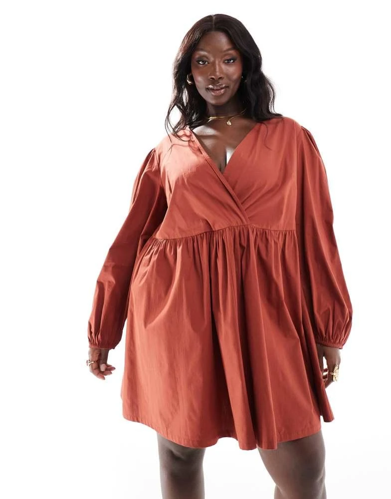 knee length dresses for ladies Arden Button Down Mini Smock Dress – Disturbia main image 0