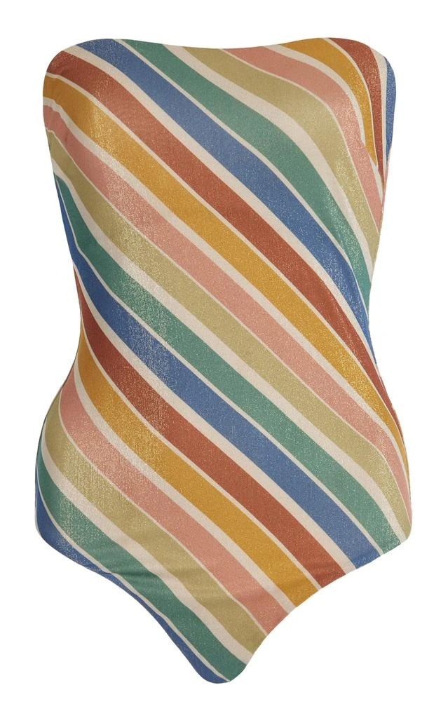 Zimmermann Zimmermann - Everley Metallic Striped One-Piece Swimsuit - Multi - 1 - Moda Operandi 1