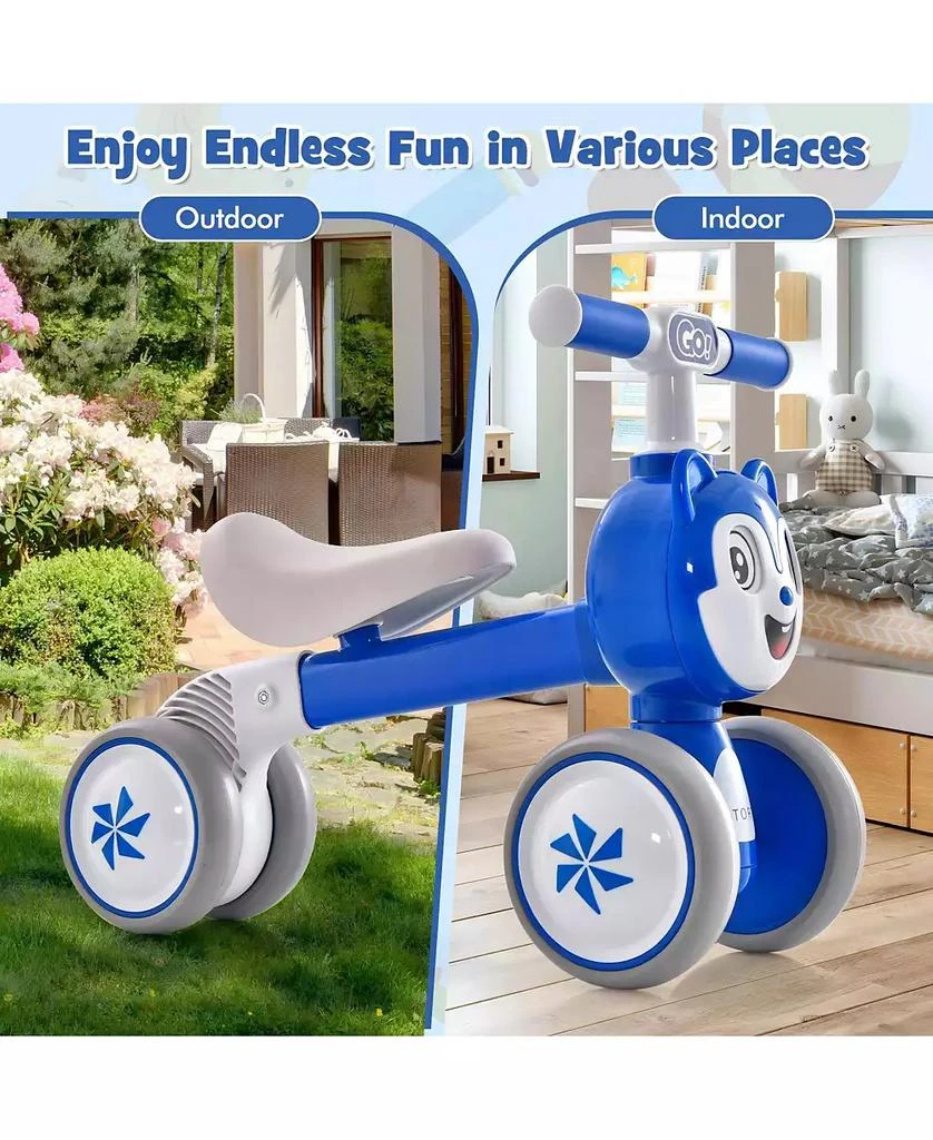 HONGGE Toddler Balance Bike With Carbon Steel Frame EVA Wheels And Safe Steering 7