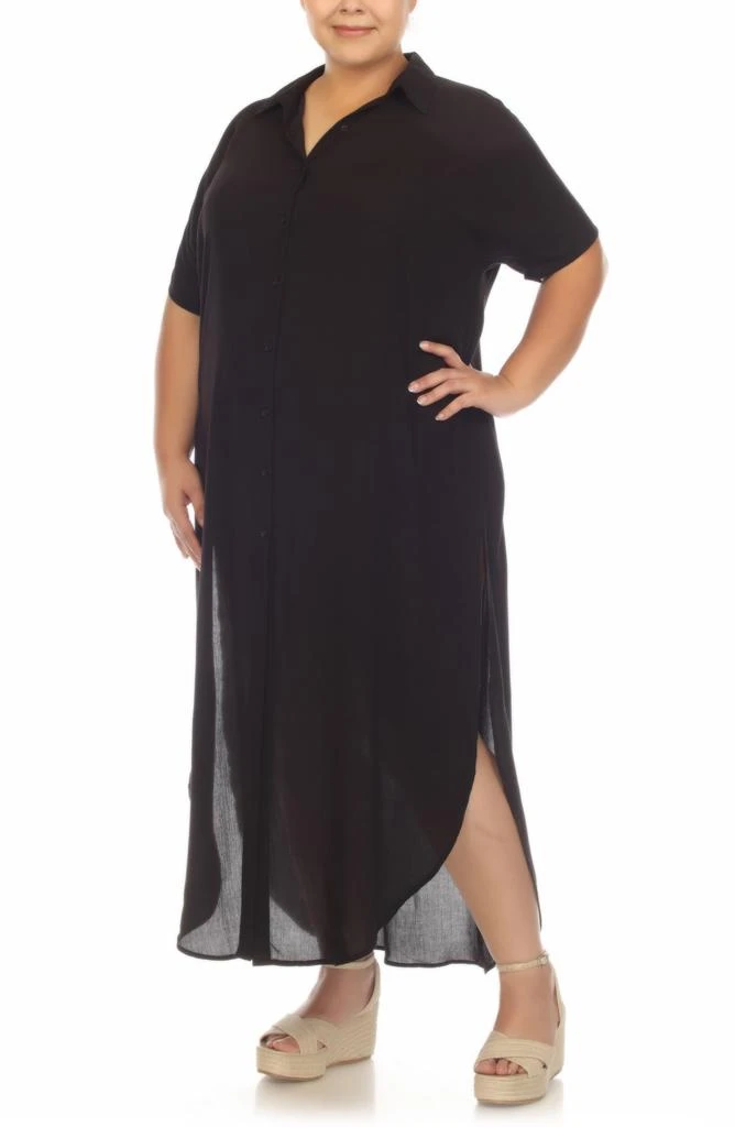 BOHO ME Maxi Shirtdress 5