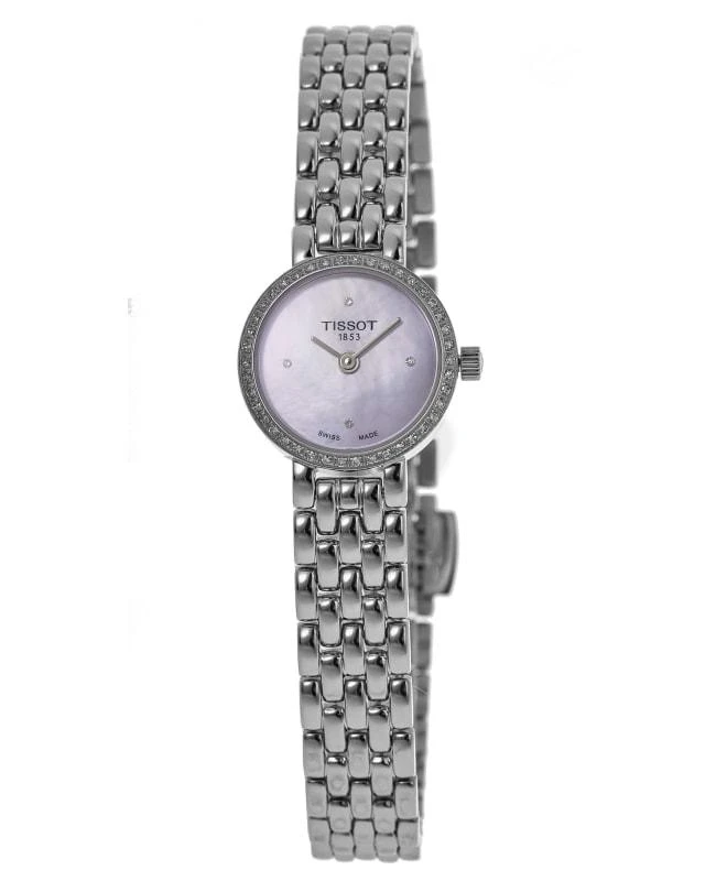 Tissot Tissot Lovely Round Mother of Pearl Dial Diamond Bezel Steel Women's Watch T140.009.61.116.00 1