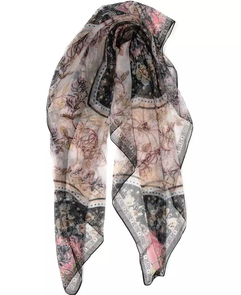 Vince Camuto Women's Paisley Floral Square Scarf 6
