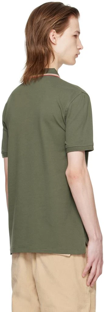Paul Smith Green Broad Stripe Zebra Polo 3