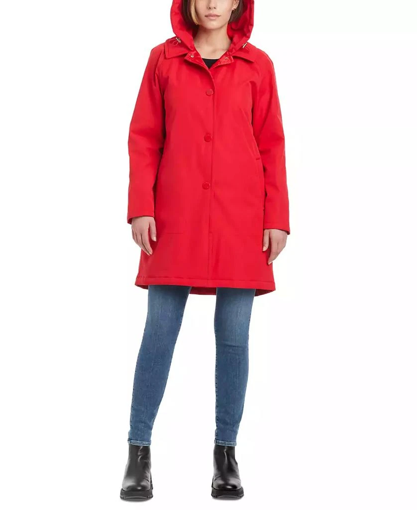 Kate Spade Women's Hooded A-Line Raincoat 5